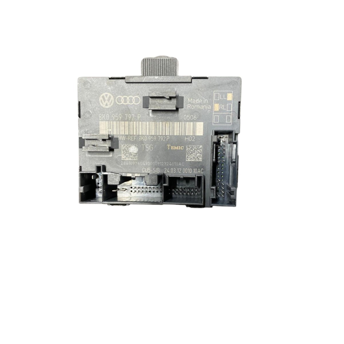 Centralina porta anteriore destra (dx) Audi A4 B8 (2007 - 2016) Cod: 8K0959792P - F&amp;P CRASH SRLS - Ricambi Usati