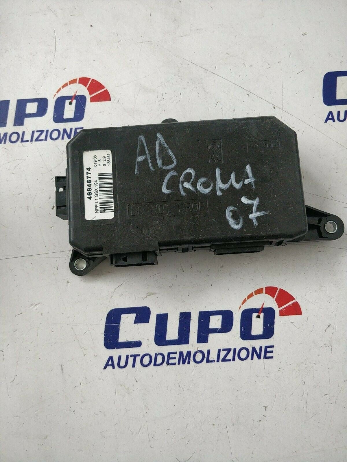 Centralina porta anteriore destra dx FIAT CROMA cod. 46846774 - F&P CRASH SRLS - Ricambi Usati