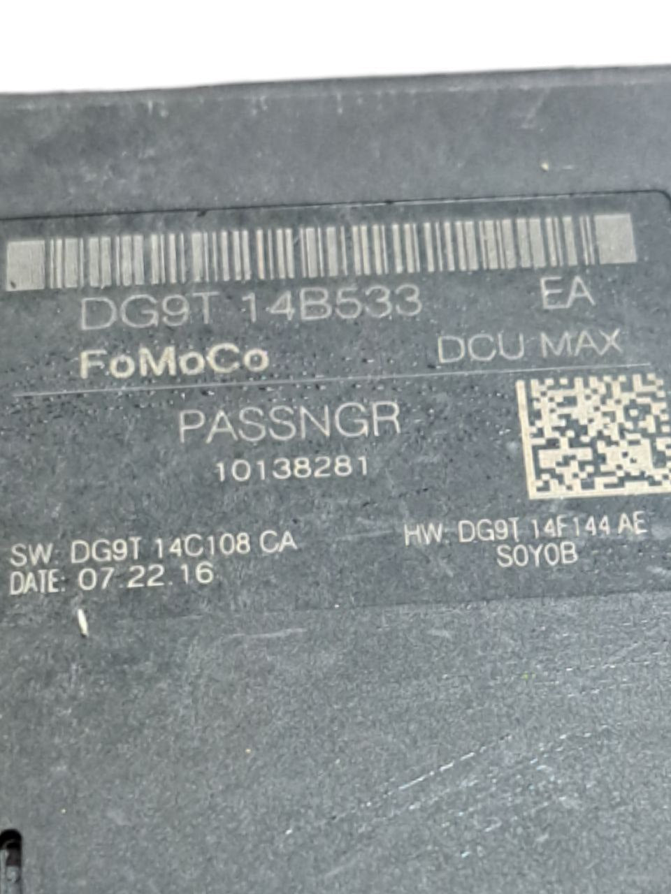 Centralina porta anteriore destra (dx) Ford Edge (2016>) COD:DG9T14B533EA - F&P CRASH SRLS - Ricambi Usati