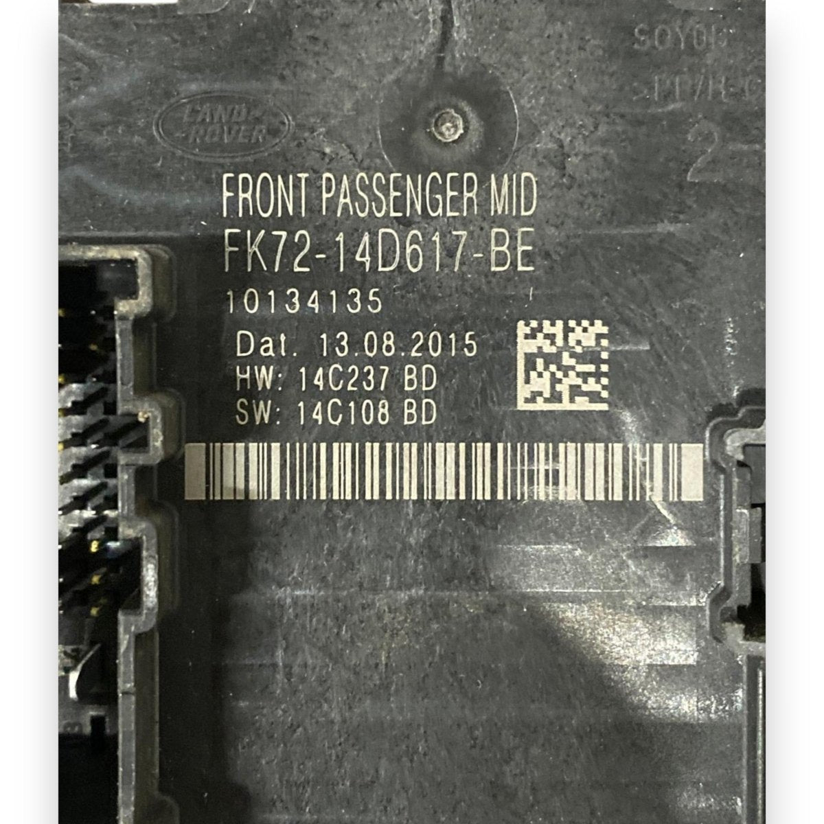 Centralina porta anteriore destra (dx) Land Rover Evoque L551 (2011 - 2018) Cod: FK72 - 14D617 - BE - F&P CRASH SRLS - Ricambi Usati