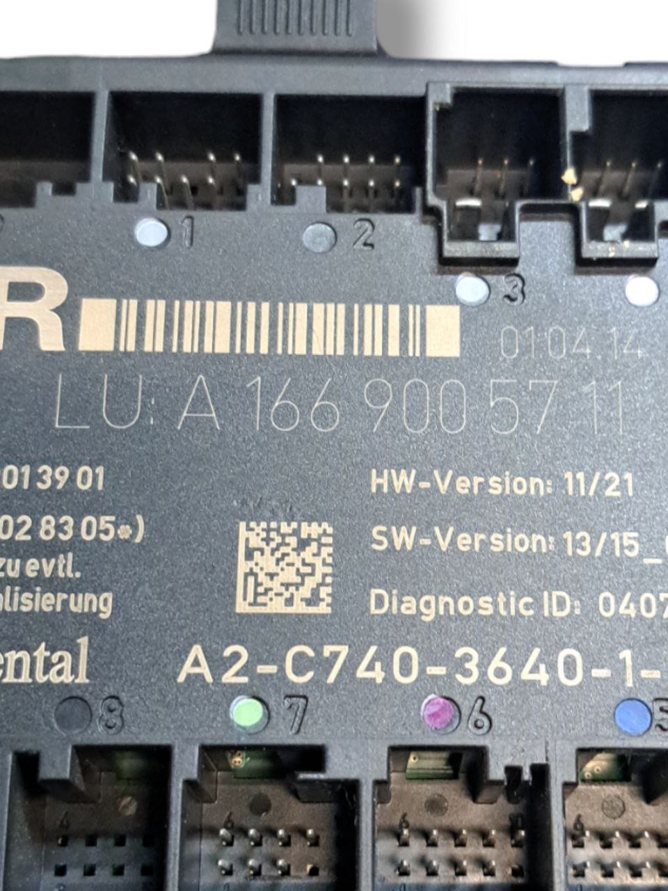 Centralina Porta Anteriore Destra Mercedes - Benz Classe A W176 COD:A1669005711 (2012 - 2018) - F&P CRASH SRLS - Ricambi Usati