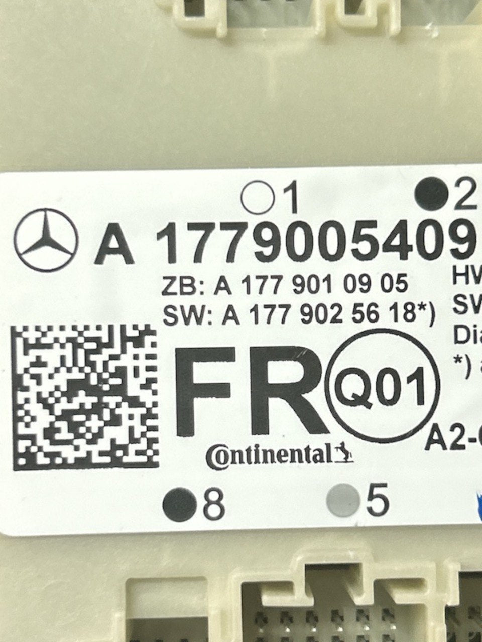 Centralina Porta Anteriore Destra Mercedes Benz Classe A (W177) (2018 > ) cod.A1779005409 - F&P CRASH SRLS - Ricambi Usati