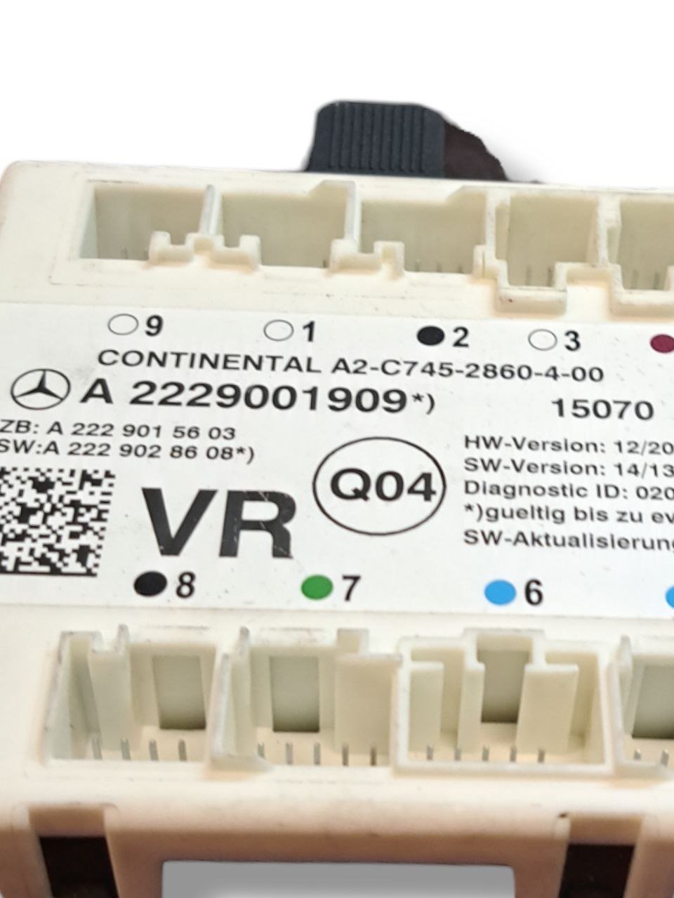 Centralina Porta Anteriore destra Mercedes - Benz Classe S W222 COD:A2229001909 (2013 - 2020) - F&P CRASH SRLS - Ricambi Usati