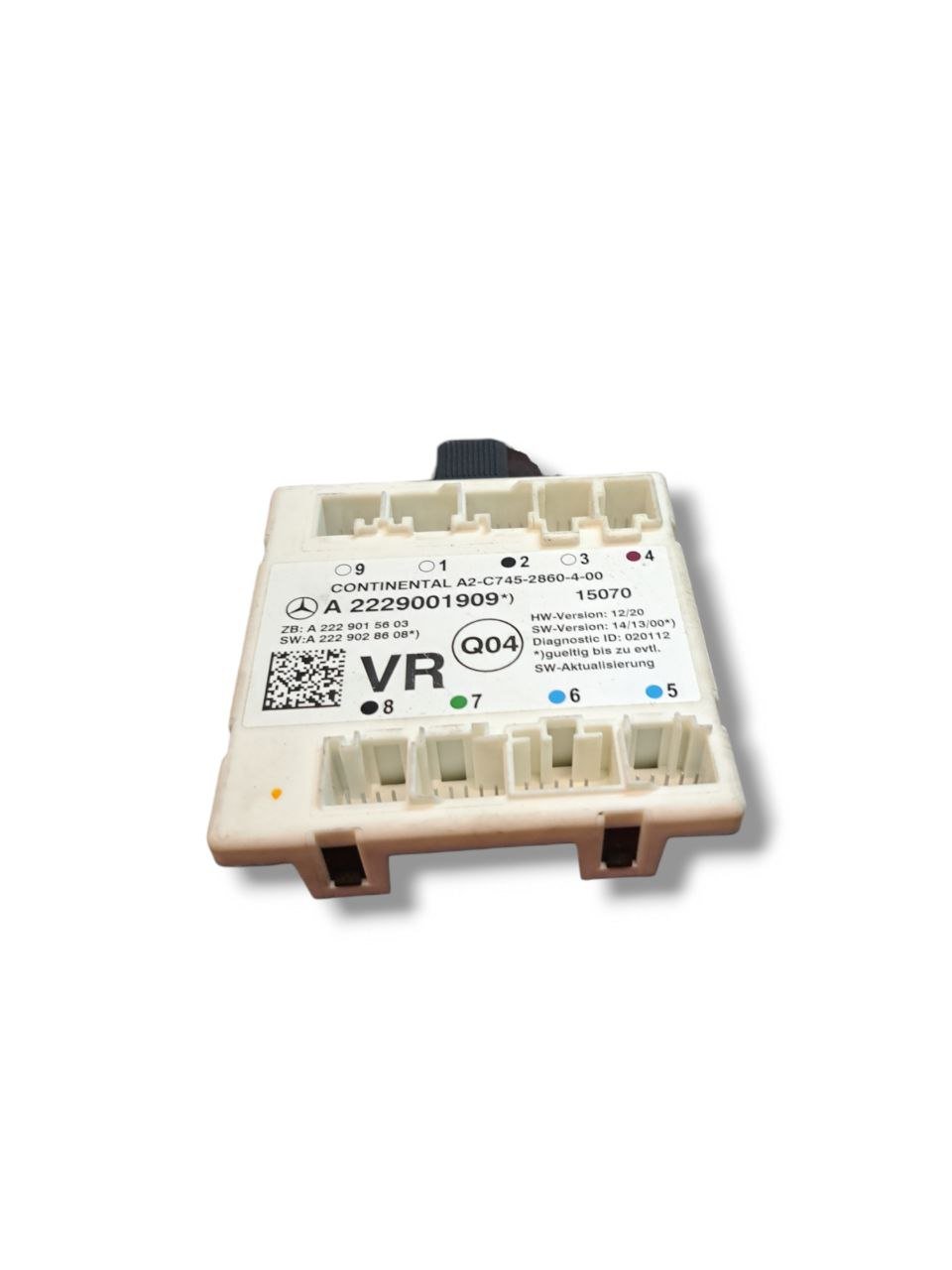 Centralina Porta Anteriore destra Mercedes - Benz Classe S W222 COD:A2229001909 (2013 - 2020) - F&P CRASH SRLS - Ricambi Usati