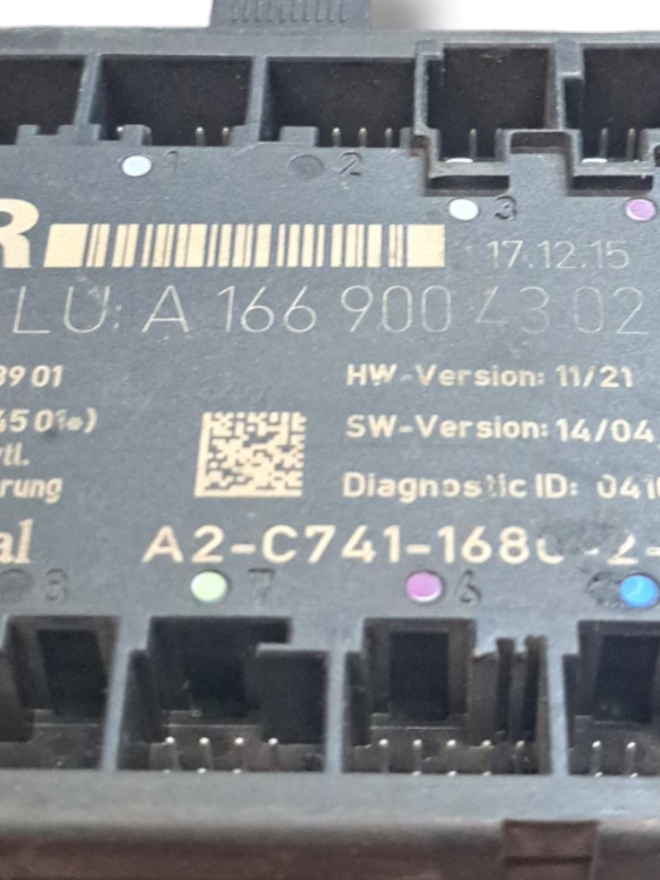 Centralina Porta Anteriore Destra Mercedes - BenzGLA X156 COD:A1669004302 (2013 - 2020) - F&P CRASH SRLS - Ricambi Usati