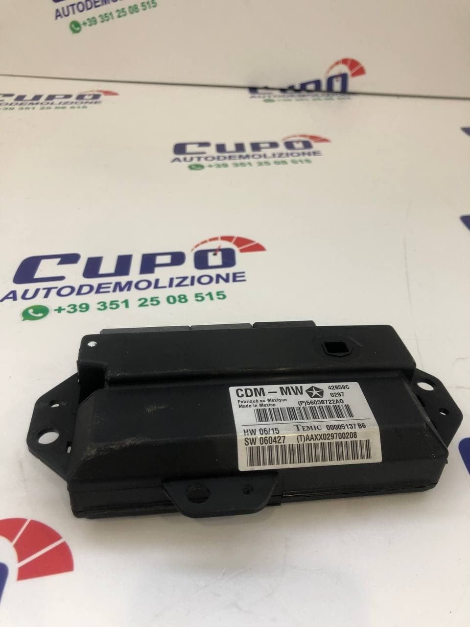 Centralina porta ANTERIORE Sinistra Chrysler 300C 56038722A0 - F&amp;P CRASH SRLS - Ricambi Usati