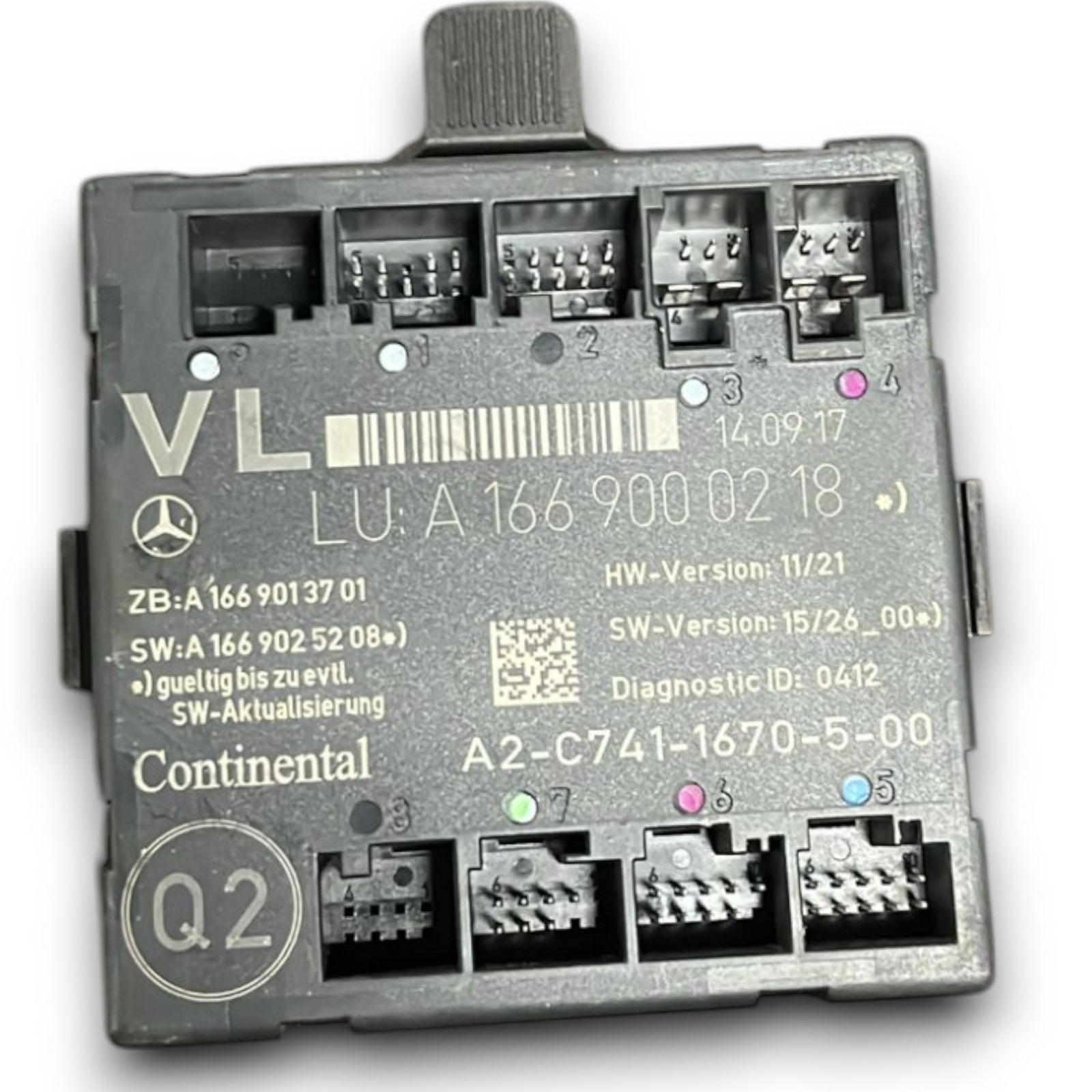 Centralina Porta Anteriore Sinistra Mercedes Benz Classe A (W176) cod.A1669000218 (2012 >2018) - F&P CRASH SRLS - Ricambi Usati
