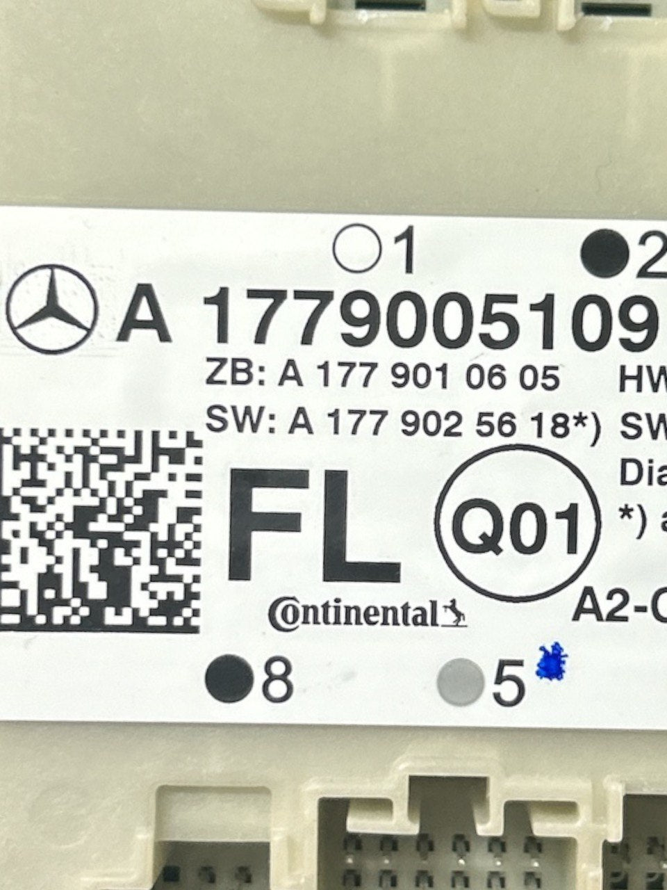 Centralina Porta Anteriore Sinistra Mercedes Benz Classe A (W177) (2018 > ) cod.A1779005109 - F&P CRASH SRLS - Ricambi Usati