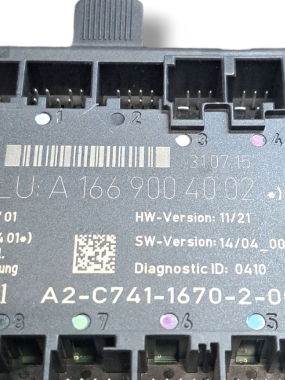 Centralina porta anteriore Sinistra Mercedes - Benz GLA X156 COD:A1669004002 (2013 - 2020) - F&P CRASH SRLS - Ricambi Usati