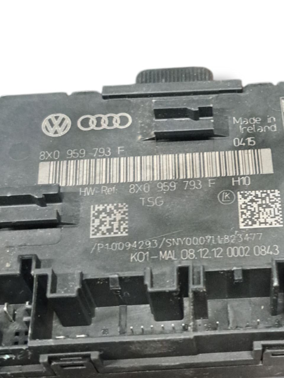 Centralina porta anteriore sinistra (sx) Audi A1 8X (2010 - 2018) COD:8X0959793F - F&P CRASH SRLS - Ricambi Usati