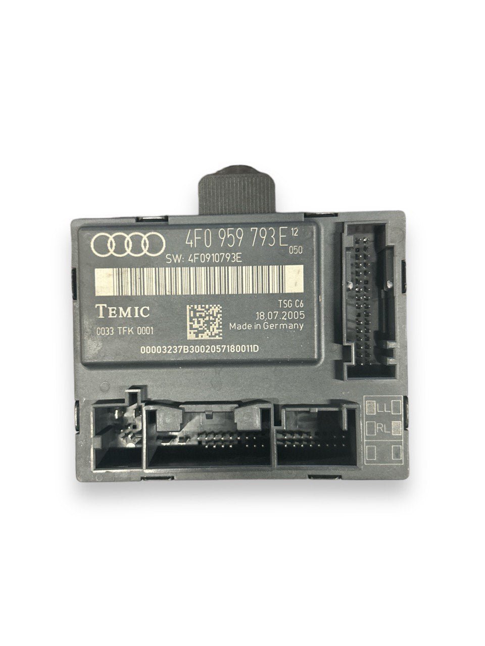 Centralina Porta Anteriore Sinistra (SX) Audi A6 C6 (2004 - 2012) COD: 4F0959793 - F&P CRASH SRLS - Ricambi Usati