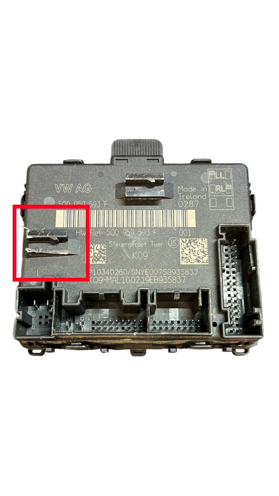 Centralina porta anteriore sinistra Volkswagen Tiguan AD1 (2016 - 2024) cod.5Q0959593F - F&P CRASH SRLS - Ricambi Usati