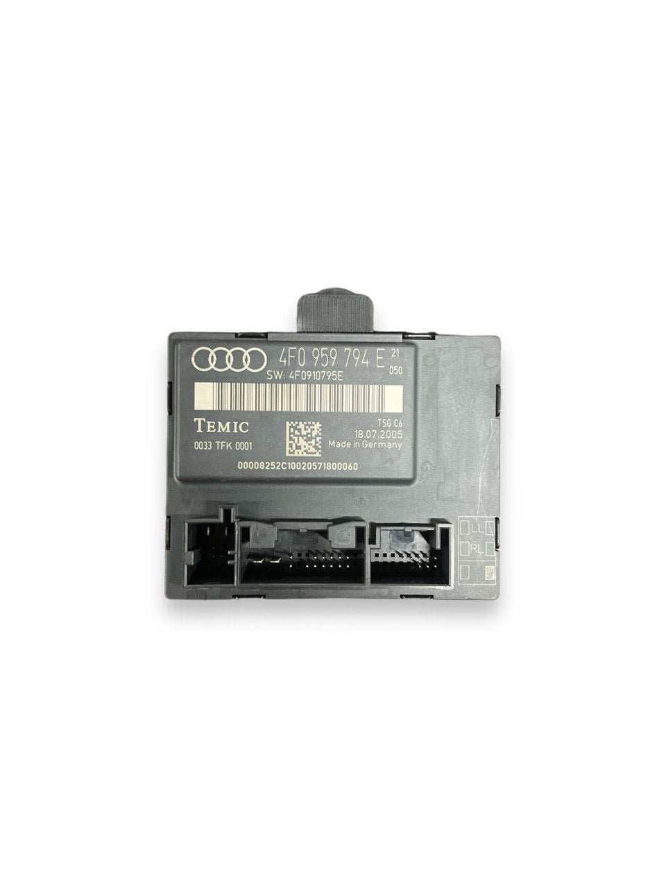 Centralina Porta posteriore destra (dx) Audi A6 C6 (2004 - 2012) COD:4F0959794E - F&P CRASH SRLS - Ricambi Usati