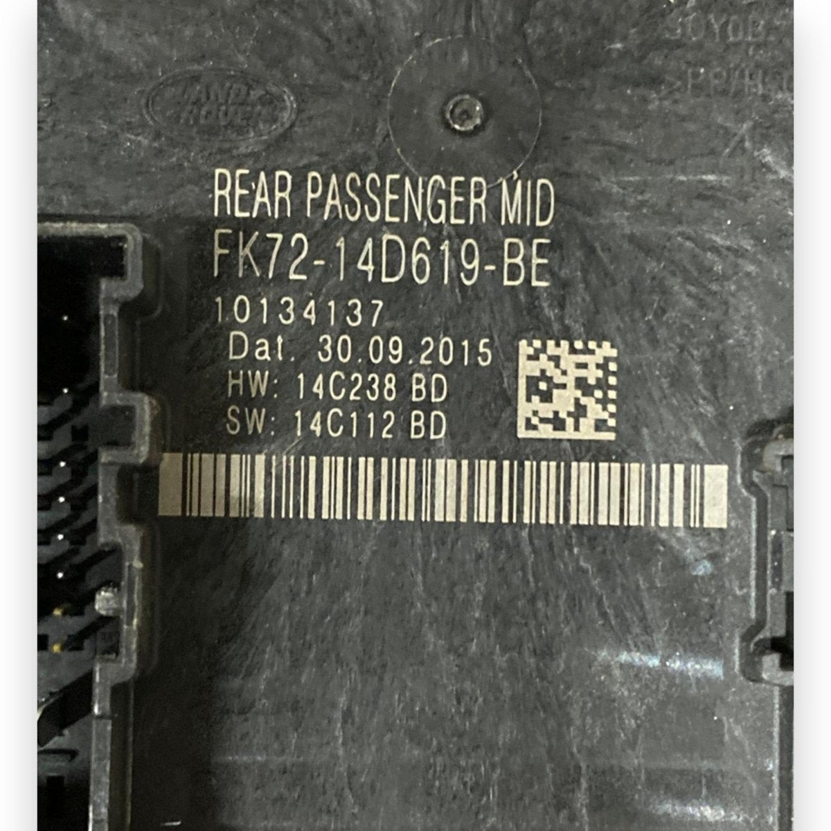 Centralina porta posteriore destra (dx) Land Rover Evoque (2011 - 2018) Cod: FK72 - 14D619 - BE - F&P CRASH SRLS - Ricambi Usati