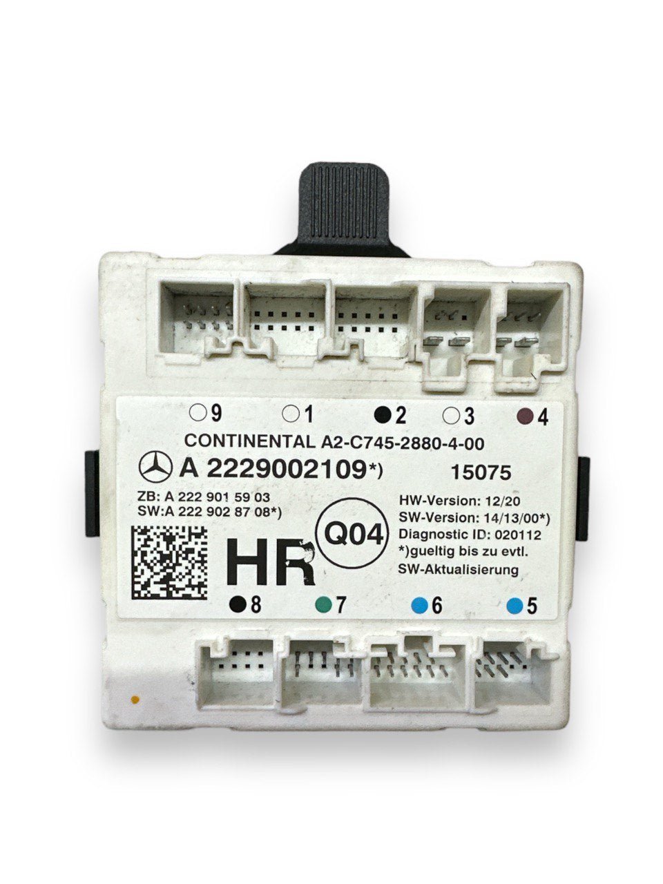 Centralina Porta posteriore destra Mercedes - Benz Classe S W222 COD:A2229002109 (2013 - 2020) - F&P CRASH SRLS - Ricambi Usati