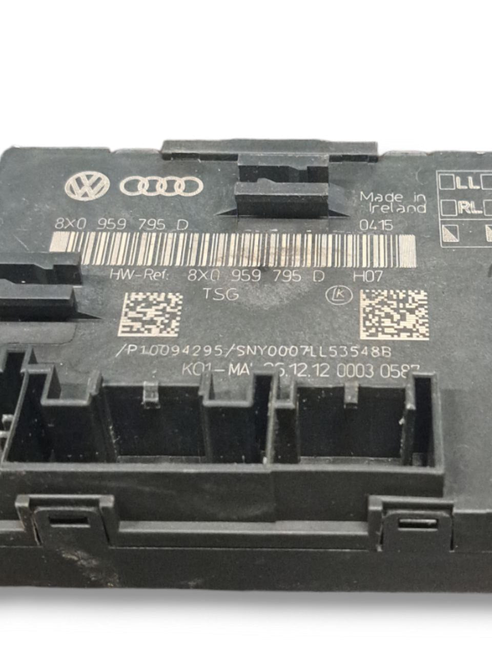 Centralina porta posteriore Sinistra Audi A1 8X (2010 - 2018) COD:8X0959795D - F&P CRASH SRLS - Ricambi Usati