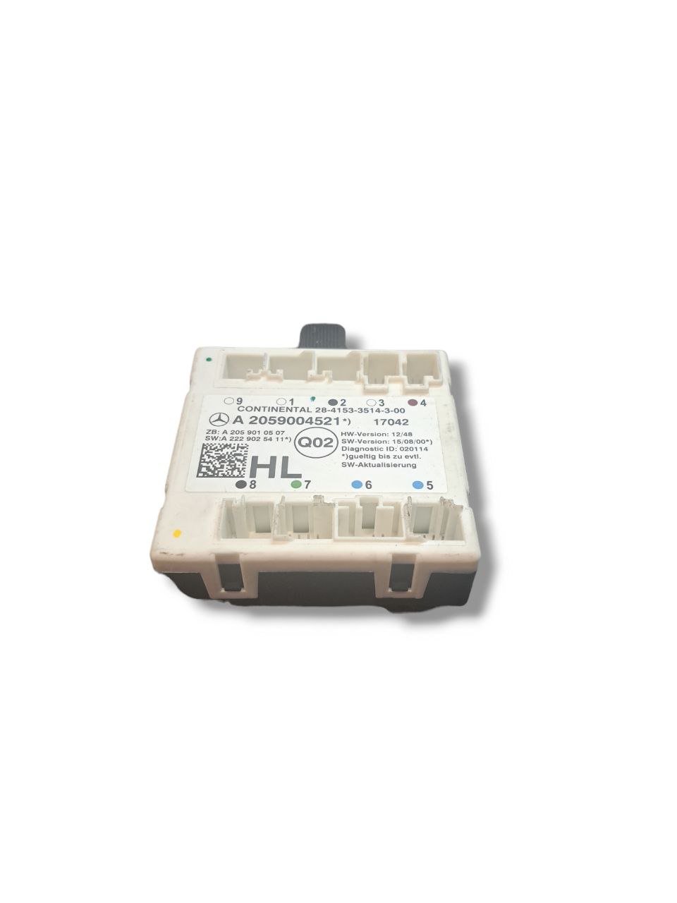 Centralina Porta Posteriore Sinistra Mercedes - Benz Classe C W205 COD:A2059004521 (2014 - 2021) - F&P CRASH SRLS - Ricambi Usati
