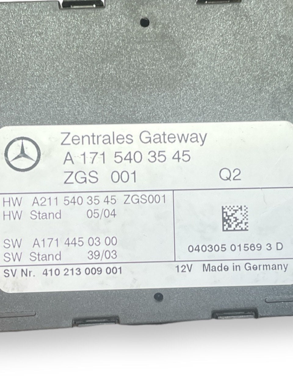CENTRALINA PORTA SINISTRA (sx) MERCEDES SLK R171 (2003 - 2012) cod:a1715403545 - F&P CRASH SRLS - Ricambi Usati