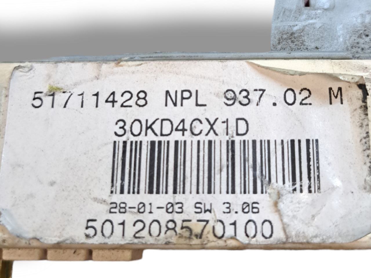 Centralina portafusibii scatola fusibili Alfa Romeo 147 1.9 Diesel (2005) COD:51711428 - F&P CRASH SRLS - Ricambi Usati