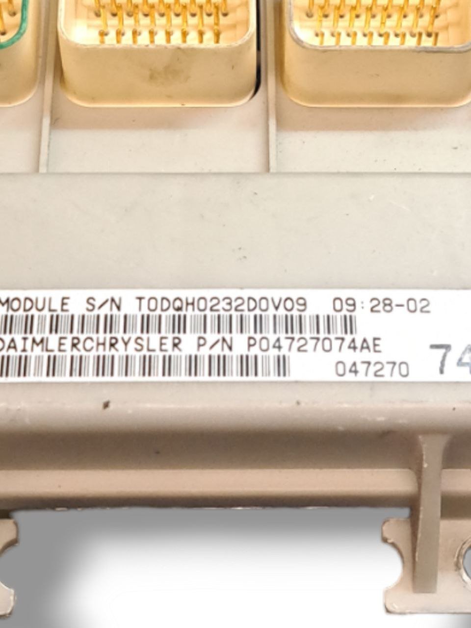 Centralina portafusibii scatola fusibili Chrysler Voyager 2.5 Diesel (2000 - 2007) COD:P04727074AE - F&P CRASH SRLS - Ricambi Usati