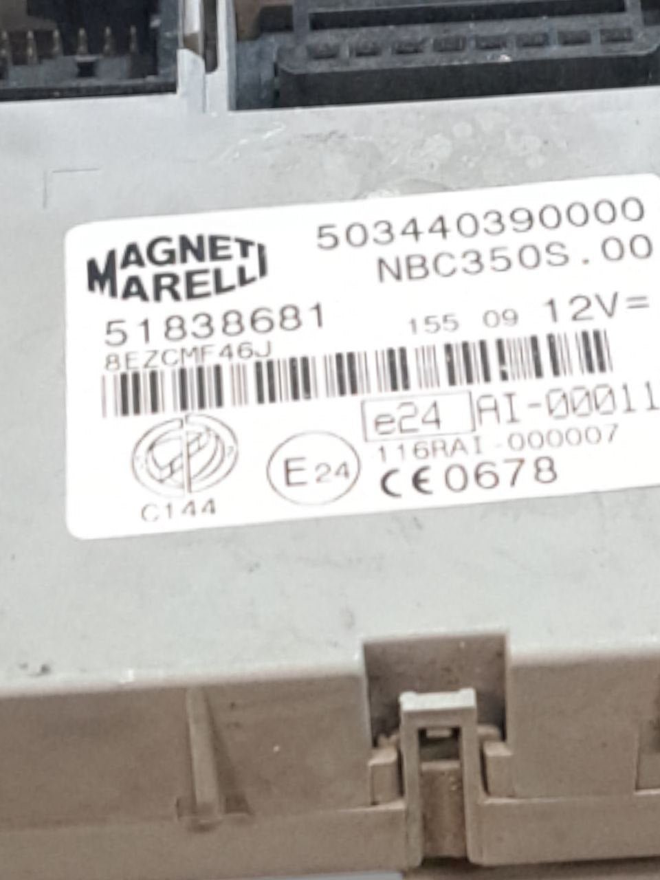 Centralina portafusibii scatola fusibili Fiat Idea 1.2 Benzina (2004 - 2012) COD:51838681 - F&P CRASH SRLS - Ricambi Usati