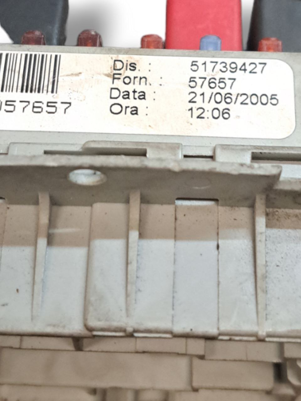 Centralina portafusibii scatola fusibili Lancia Musa 1.3 Diesel (2004 - 2012) COD:51739427 - F&P CRASH SRLS - Ricambi Usati