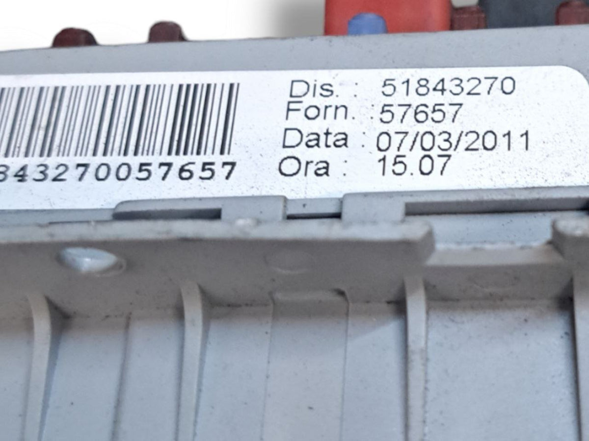 Centralina portafusibii scatola fusibili Lancia Musa 1.4 Benzina (2004-2012) COD:51843270 - F&P CRASH SRLS - Ricambi Usati