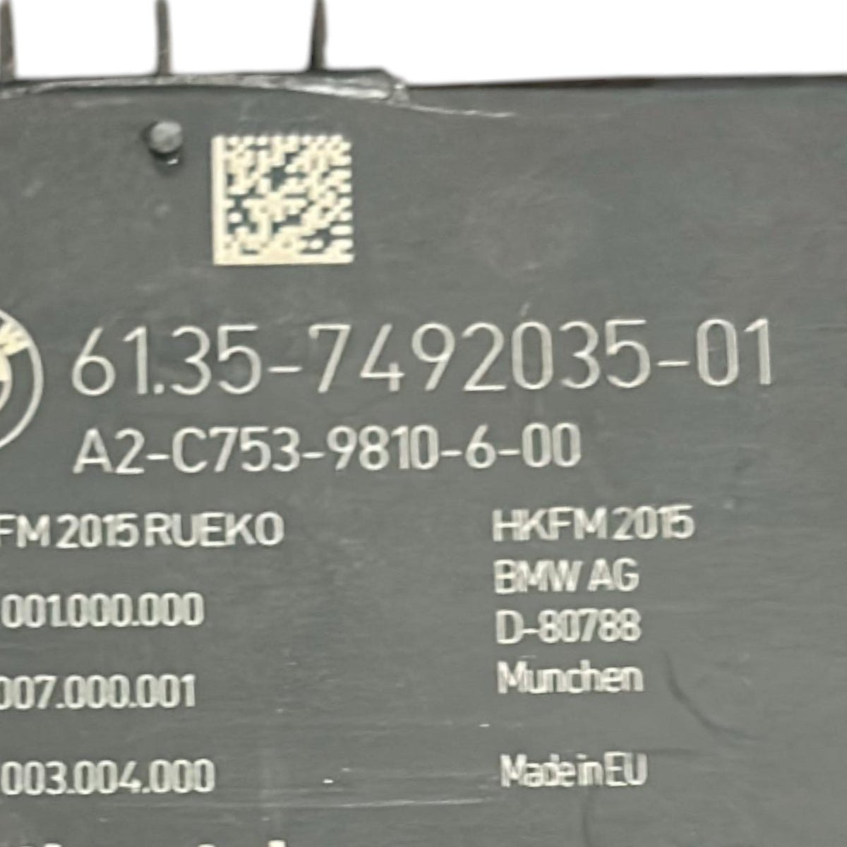 Centralina Portellone Bagagliaio BMW Serie 2 Active Tourer (F45) cod.7492035 - 01 (2014 > 2021) Cofano Posteriore - F&P CRASH SRLS - Ricambi Usati