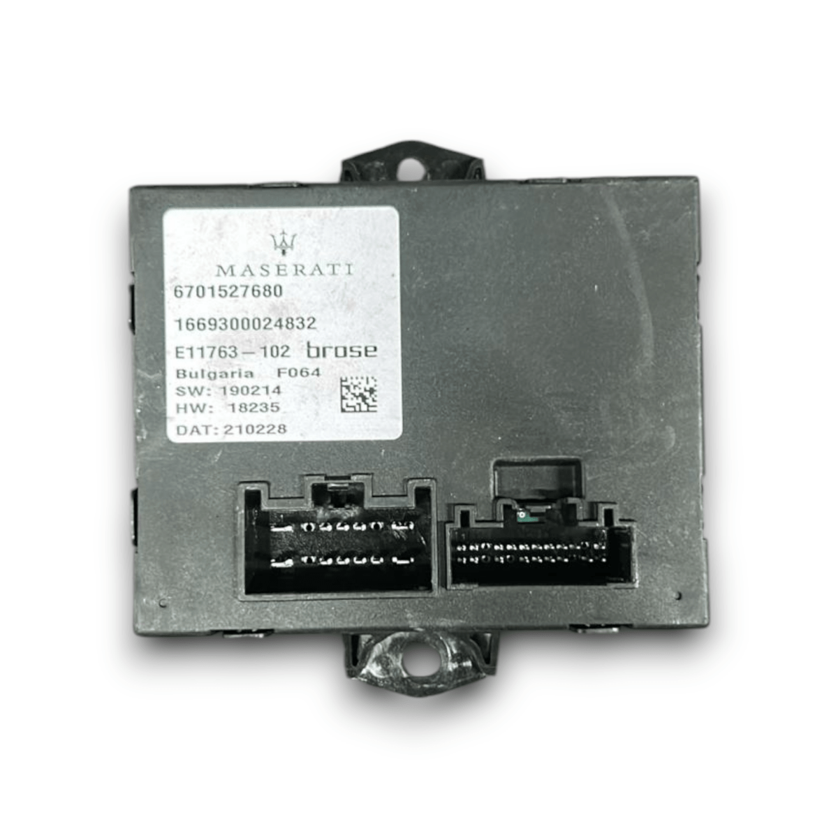 Centralina portellone bagagliaio Maserati Levante cod.6701527680 (2016 &gt; ) cofano posteriore - F&amp;P CRASH SRL - Ricambi Usati