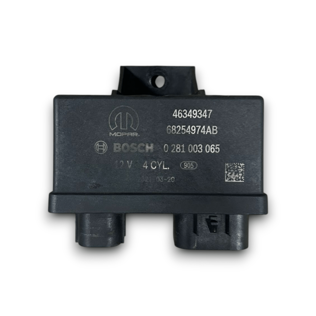 Centralina preriscaldamento candelette fiat tipo 1.3 diesel cod:68254974AB (2015 >) - F&P CRASH SRL - Ricambi Usati