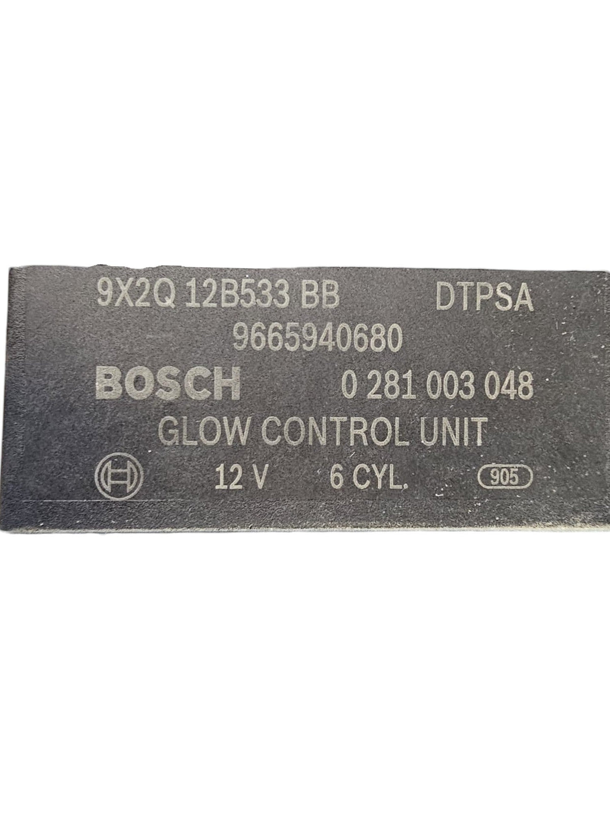 Centralina Preriscaldamento Candelette Jaguar XF 3.0 Diesel Cod:9X2Q12B533BB (2008 - 2015) - F&P CRASH SRLS - Ricambi Usati