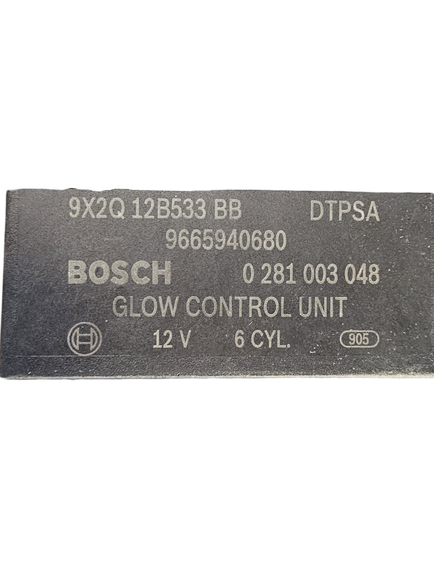 Centralina Preriscaldamento Candelette Jaguar XF 3.0 Diesel Cod:9X2Q12B533BB (2008 - 2015) - F&P CRASH SRLS - Ricambi Usati