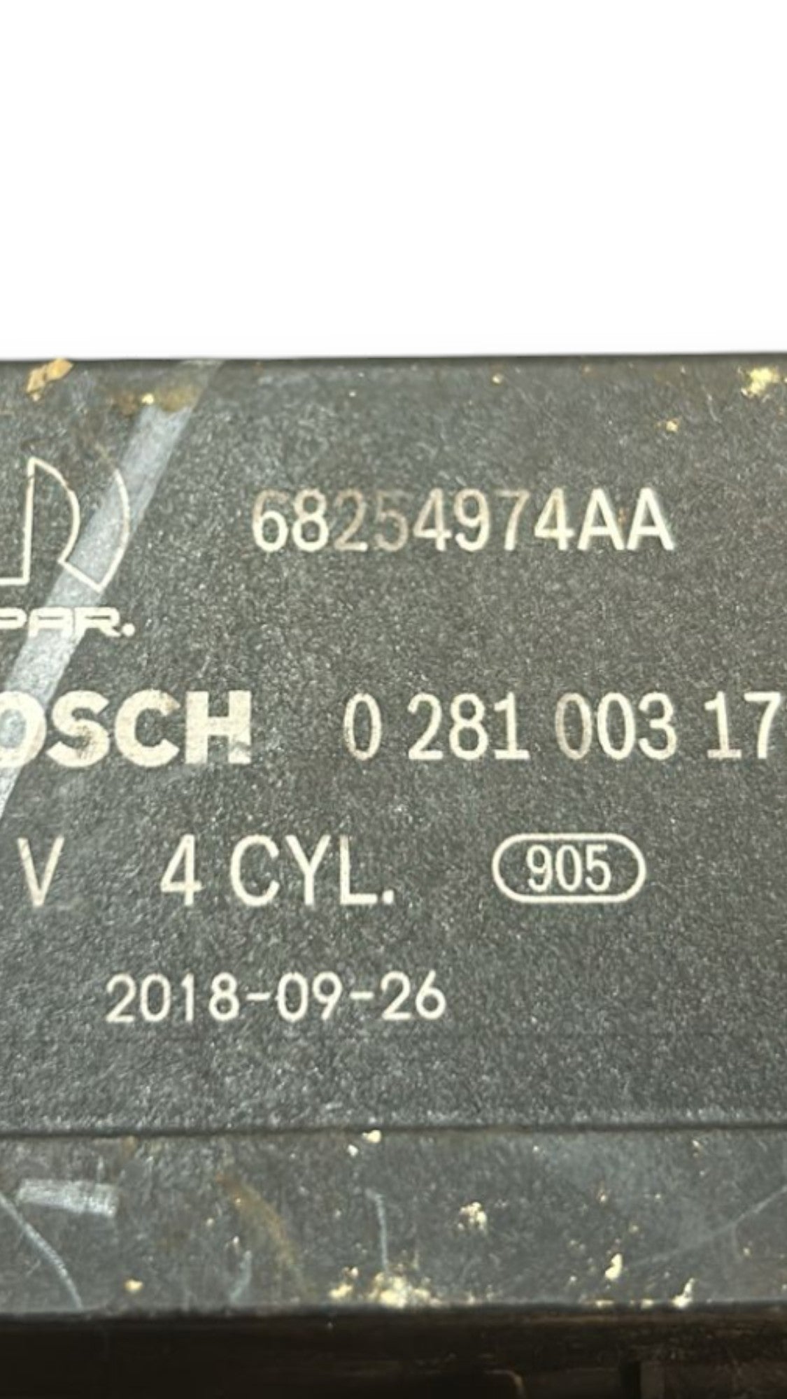 Centralina Preriscaldamento Candelette Jeep Compass (2016 > ) cod.68254974AA - F&P CRASH SRLS - Ricambi Usati