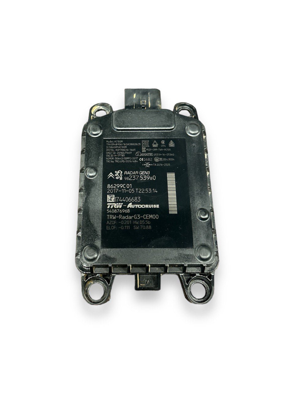 Centralina Radar / Sensore Distronic Opel GrandLand X (2017 > ) cod . 9823753980 - F&P CRASH SRLS - Ricambi Usati