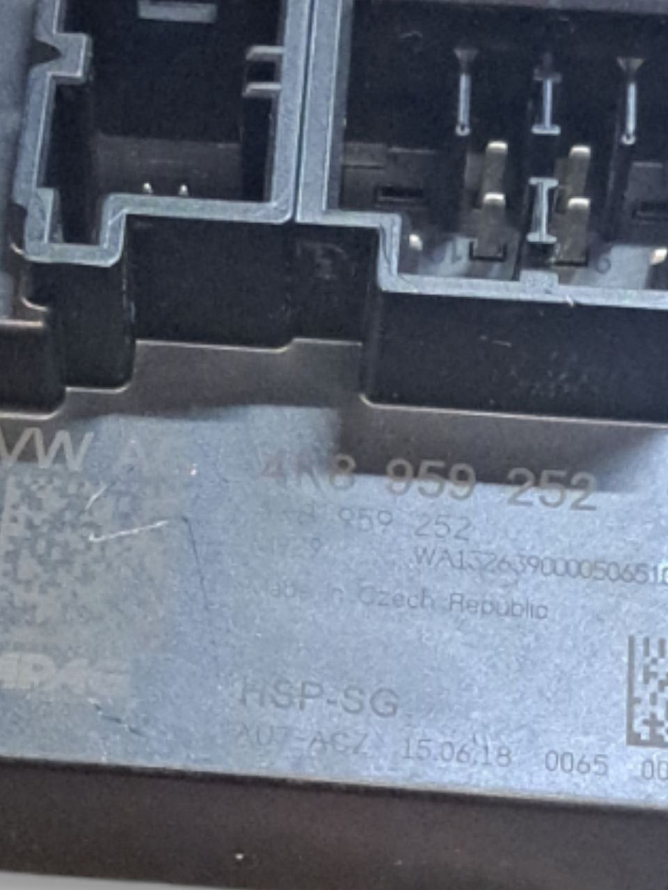 Centralina regolabile Spoiler / Alettone Audi A7 C8 (2019>) COD:4K8959252 - F&P CRASH SRLS - Ricambi Usati