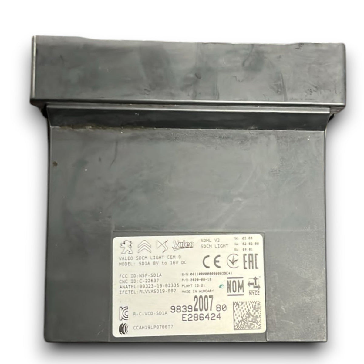 Centralina / Regolazione Fari Opel Corsa F cod:9839200780 (2019 &gt;) - F&amp;P CRASH SRLS - Ricambi Usati