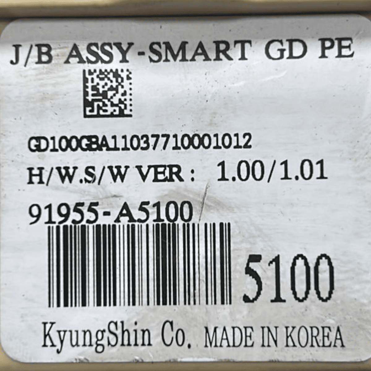 centralina scatola fusibili hyundai i30 1.6 benzina cod:91955 - a5100 (2011 > 2016) - F&P CRASH SRL - Ricambi Usati