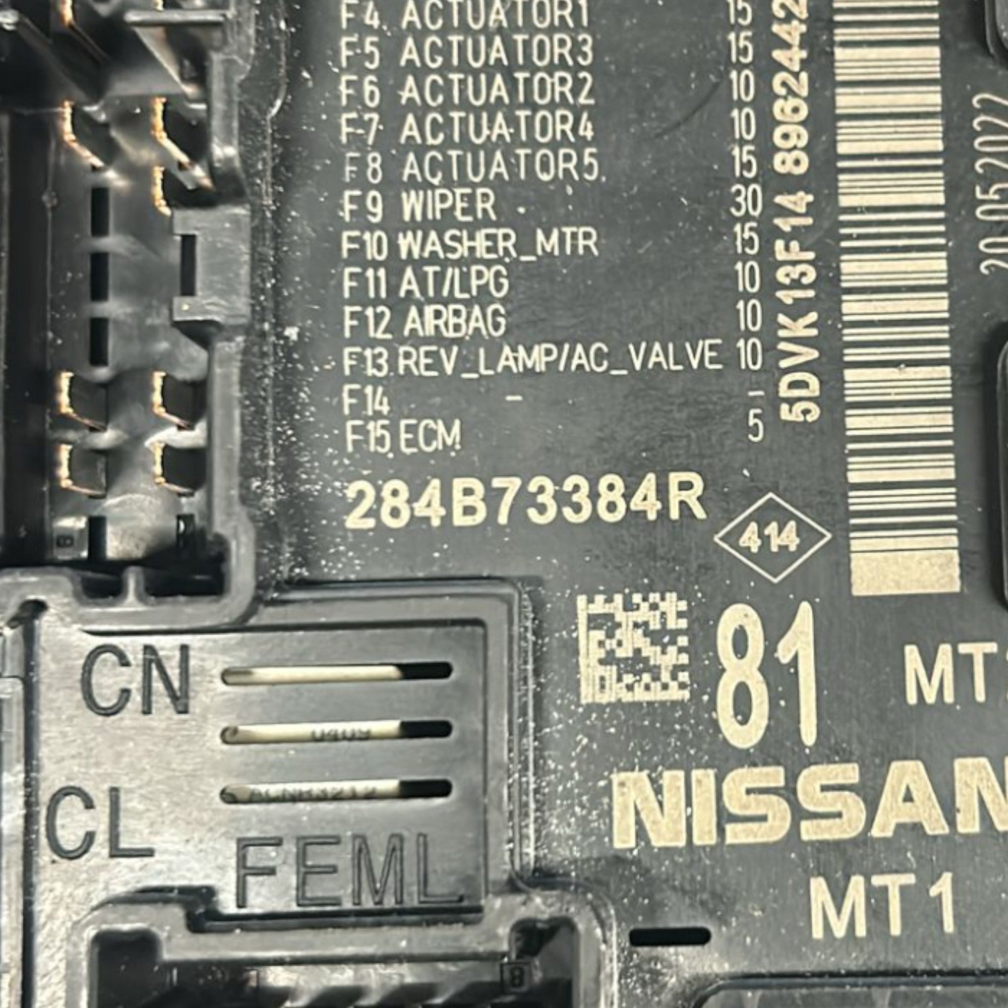 Centralina / Scatola Relè Renault Captur II cod.284B73384R 1.5 Diesel (2019 > ) - F&P CRASH SRLS - Ricambi Usati