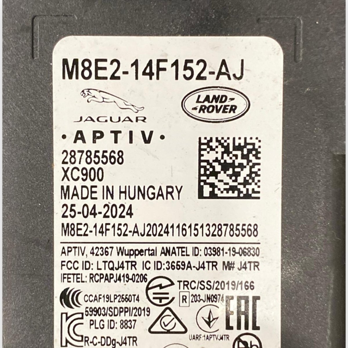 Centralina sensore angolo cieco Land Rover Sport L461 (2022 - ) Cod: M8E2 - 14F152 - AJ - F&P CRASH SRLS - Ricambi Usati
