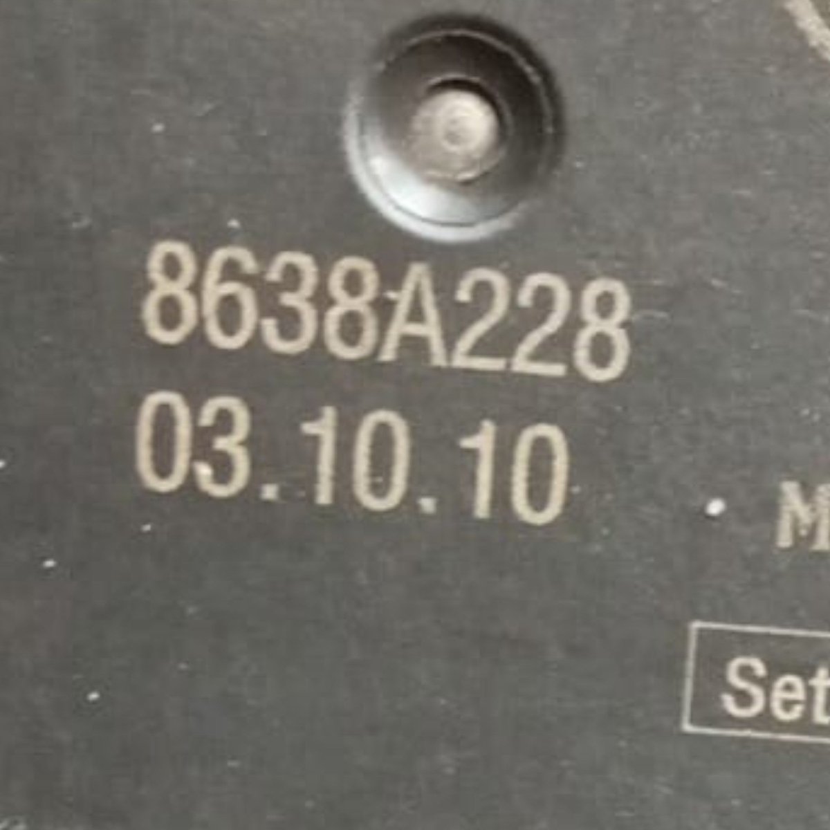 Centralina sensore angolo cieco mitsubishi outlander 3 cod . 8638a228 (2013 > 2020) - F&P CRASH SRL - Ricambi Usati