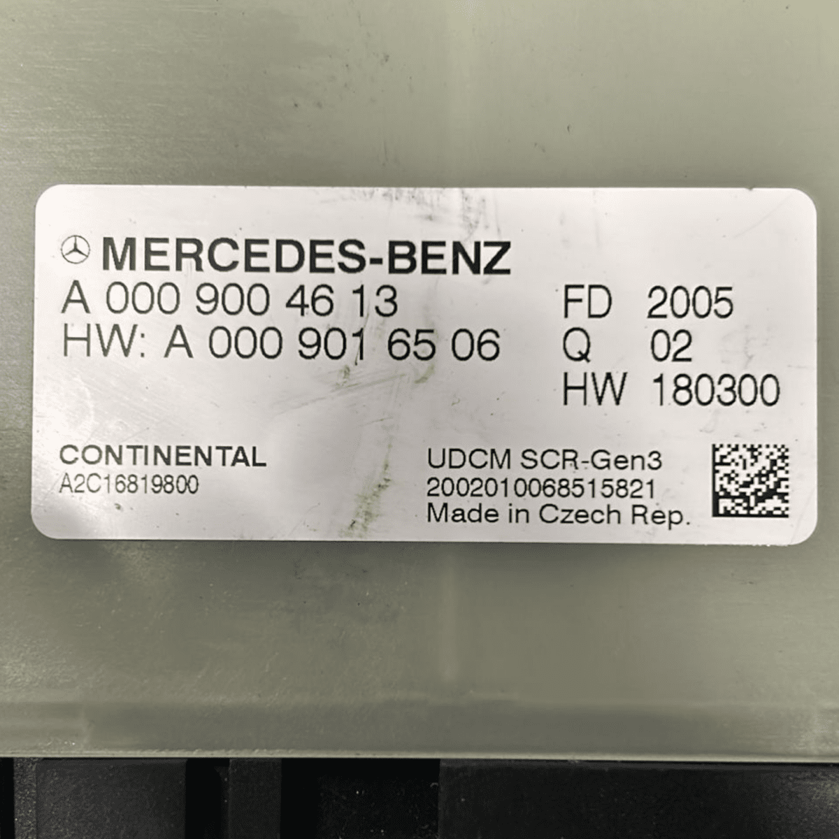 Centralina sensore gas di scarico mercedes glc 2.0 diesel cod:A0009004613 (2015 > 2022) - F&P CRASH SRL - Ricambi Usati