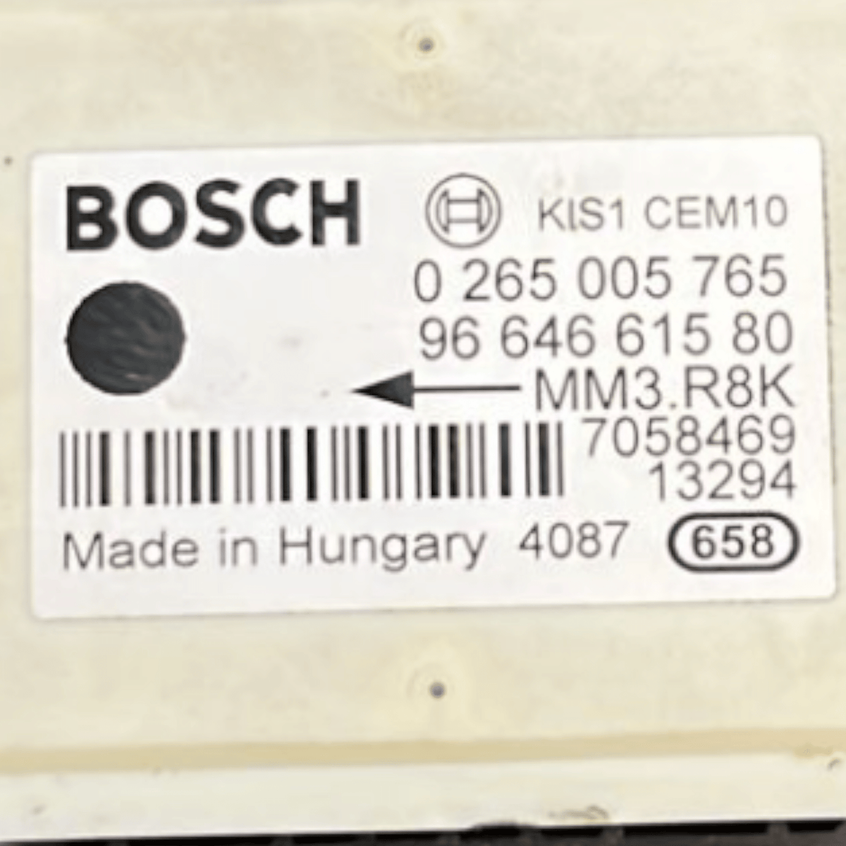 Centralina Sensore Imbardata ESP Peugeot 307 cod:0265005765 (2001 >2009) - F&P CRASH SRLS - Ricambi Usati