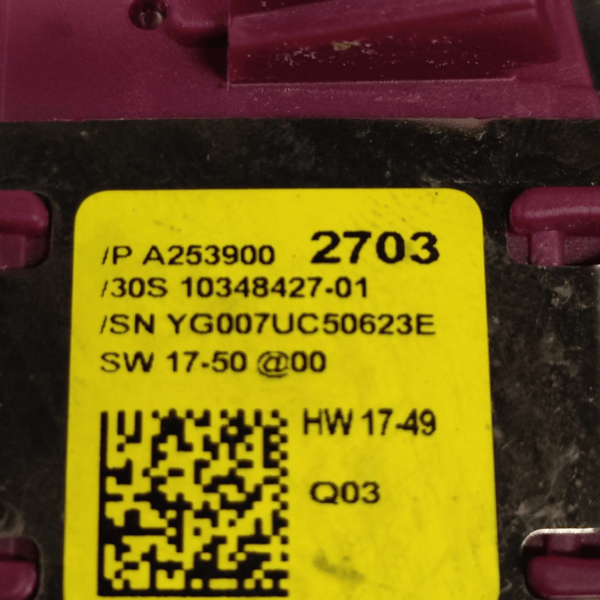 Centralina Sensore Pioggia Mercedes GLC C253 COD: A2539002703 (2016 - 2023) - F&P CRASH SRLS - Ricambi Usati