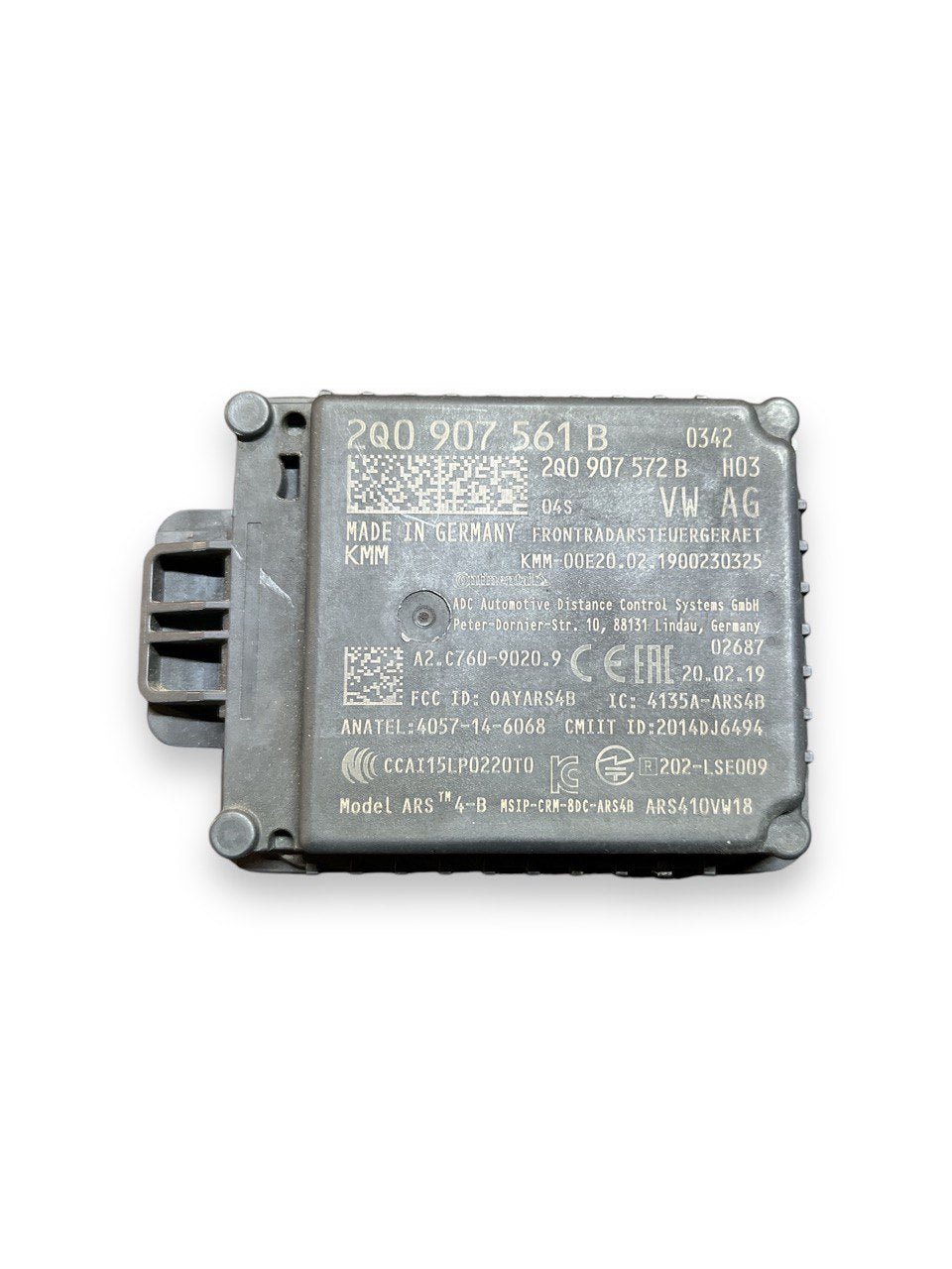 Centralina / Sensore Radar Volkswagen Tiguan AD1 (2016 - 2024) cod.2Q0907561B - F&P CRASH SRLS - Ricambi Usati