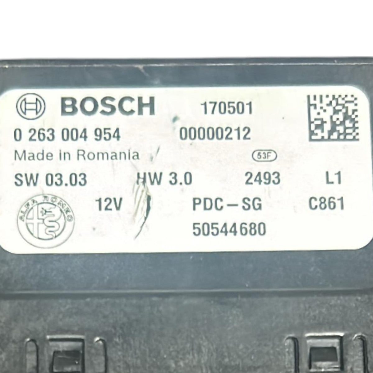 Centralina Sensori Di Parcheggio Alfa Romeo Giulia cod.50544680 (2016 > ) - F&P CRASH SRLS - Ricambi Usati