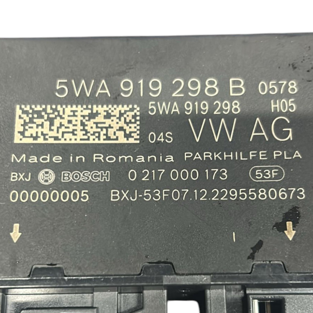 Centralina Sensori Di Parcheggio Audi A3 (8Y) cod.5WA919298B (2020 > ) - F&P CRASH SRLS - Ricambi Usati