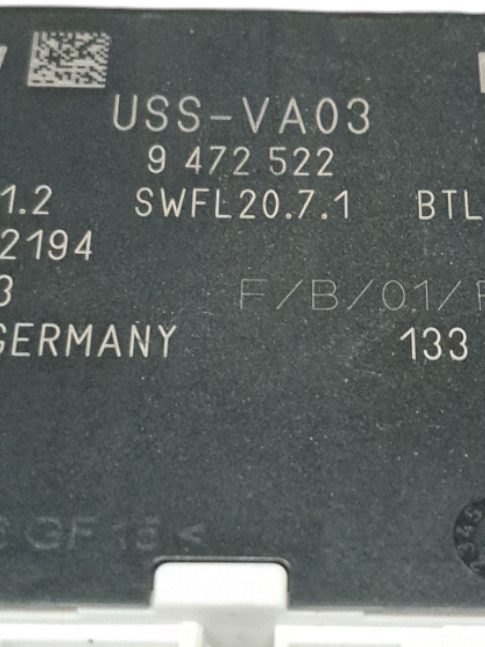 Centralina Sensori Di Parcheggio Bmw X3 G01 (2017>) COD:9472522 - F&P CRASH SRLS - Ricambi Usati