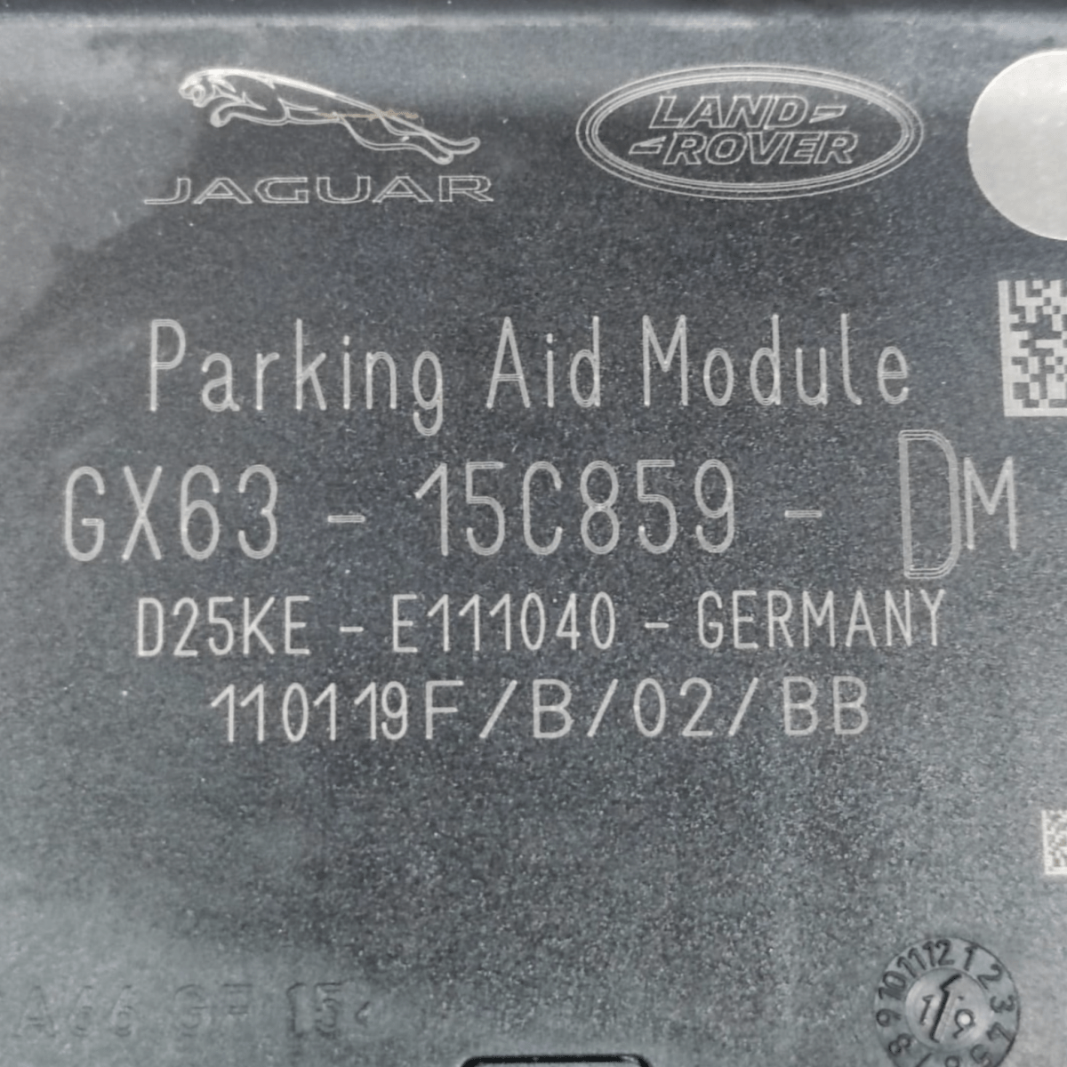 Centralina Sensori Di Parcheggio Jaguar E - Pace COD: GX6315C859DM (2017 - ) - F&P CRASH SRLS - Ricambi Usati