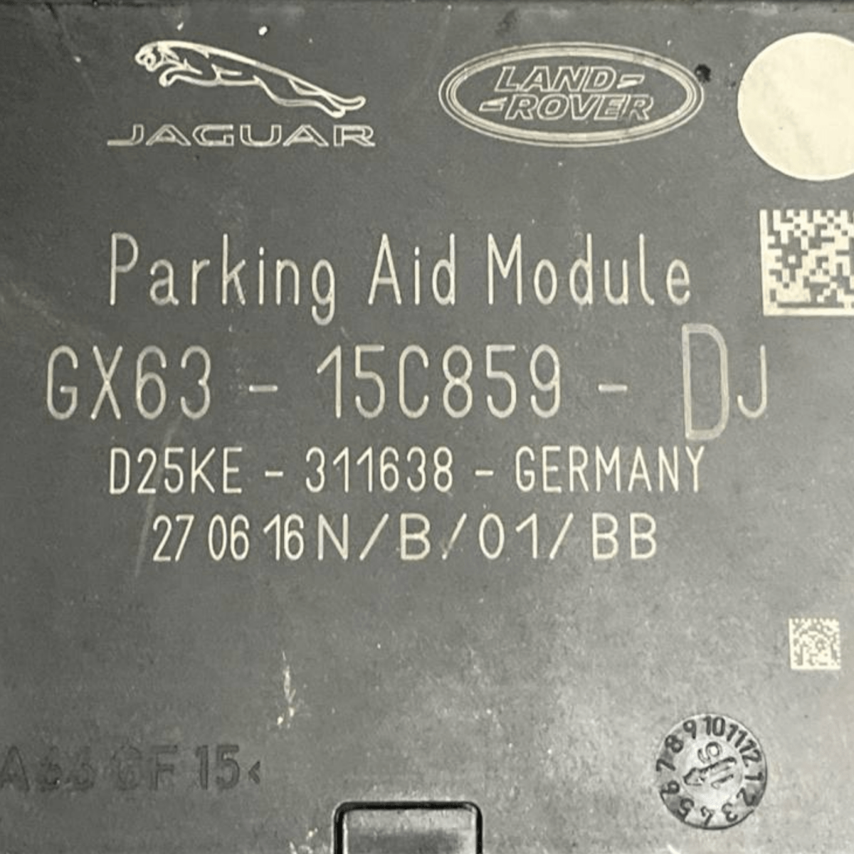 Centralina Sensori di Parcheggio Land Rover Evoque L538 (2011 al 2018) cod: GX63 - 15C859 - DJ - F&P CRASH SRLS - Ricambi Usati
