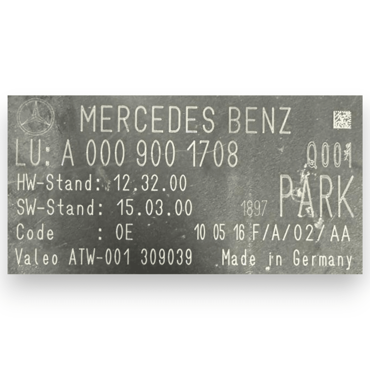 Centralina sensori di parcheggio Mercedes - Benz CLA (X117) cod.A0009001708 (2013 - 2019) - F&P CRASH SRL - Ricambi Usati